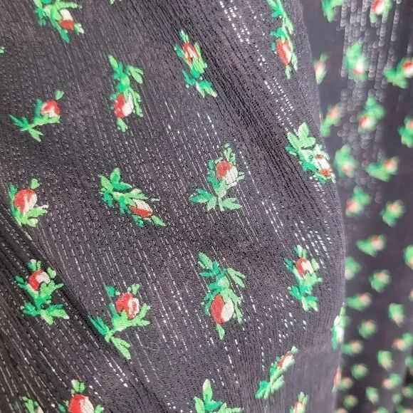 ⭐Rare⭐Anna sui floral chiffon maxi dress 2 - Picture 12 of 16